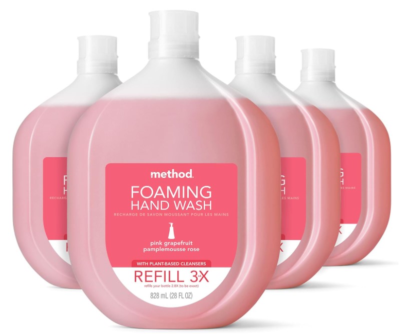 Method foaming hand soap refills