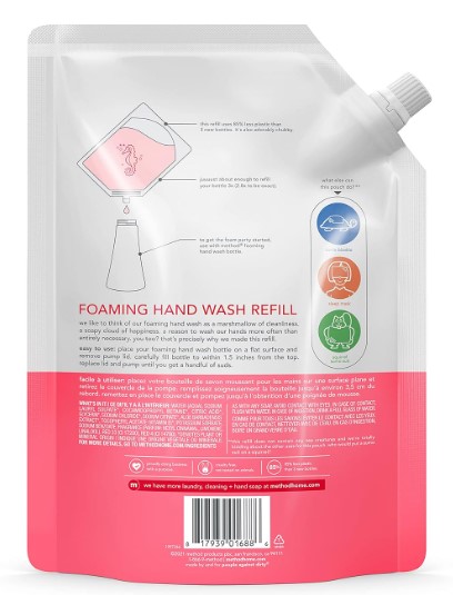 Method foaming hand soap refills
