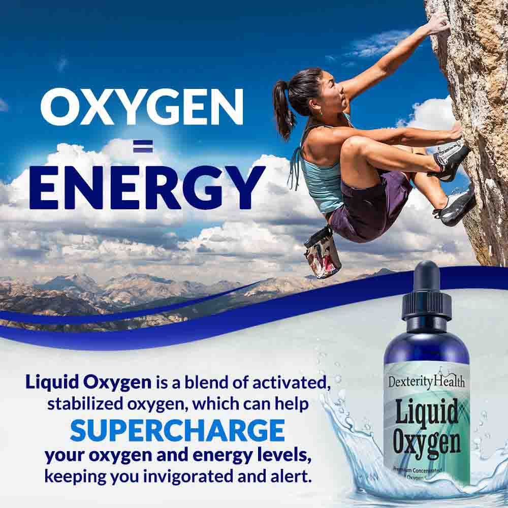 Dexterity Health Liquid Oxygen Drops Boost Energy