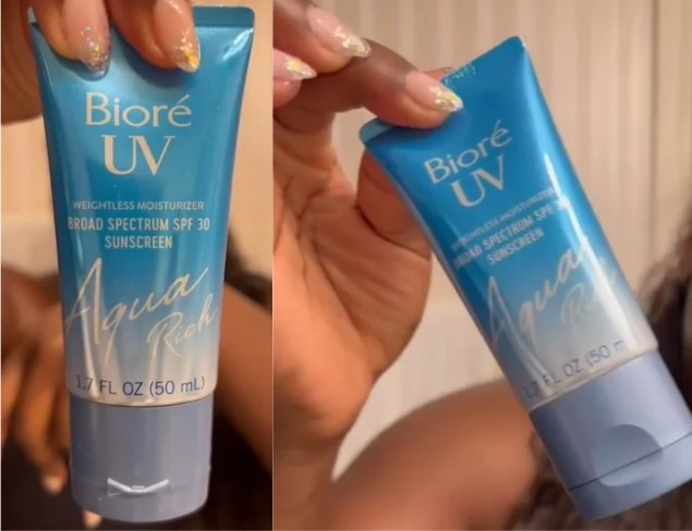 biore aqua sunscreen