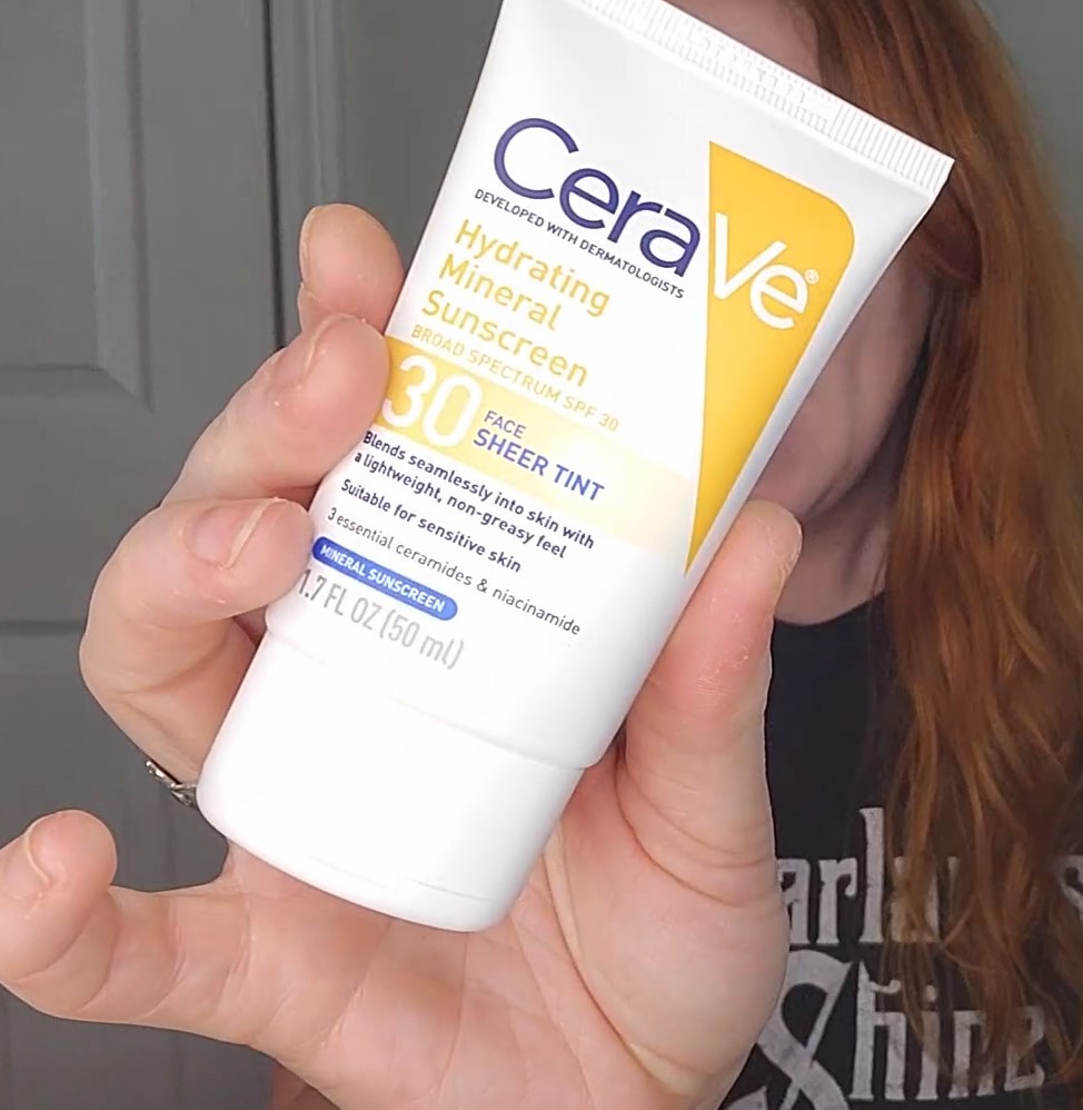 CeraVe Hydrating Sheer Sunscreen SPF 30 for Face & Body